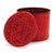 2020s Red Metal Container with Lid (Set of 2) For Sale - Image 5 of 5