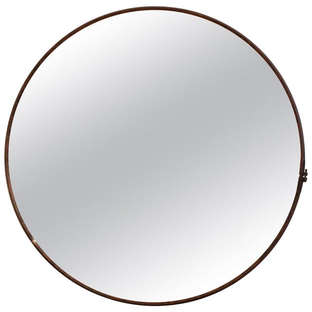 Large Concave Parabolic Mirror, 1890s For Sale - Image 9 of 9