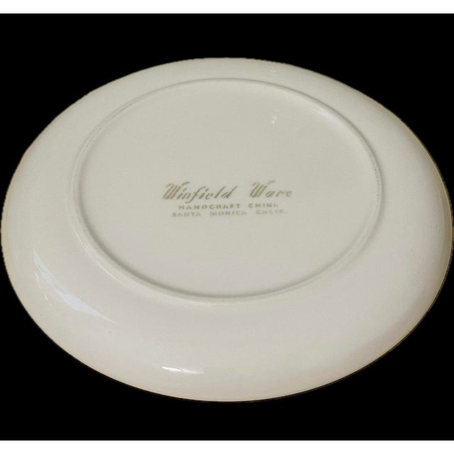 Hollywood Regency Mid 20th Century California Winfield Ware Handcrafted Dining Set - 59 Pieces For Sale - Image 4 of 12