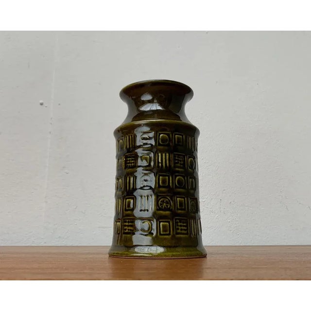 Vintage West German Pottery WGP Vase from Bay, 1970s For Sale - Image 11 of 12