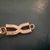 1980s Pierre Cardin Signed Gilt Metal French Bracelet For Sale - Image 10 of 12