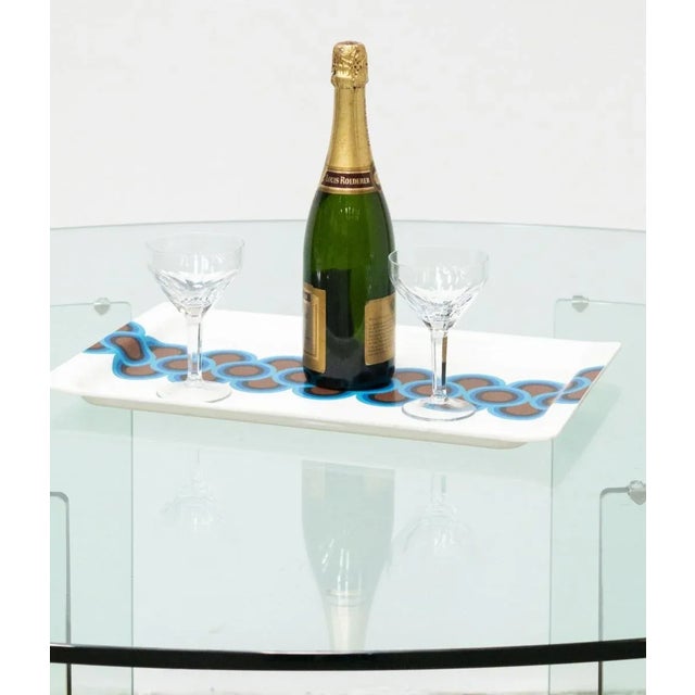 Oval Glass Table from Fiam, 1980s For Sale - Image 5 of 13