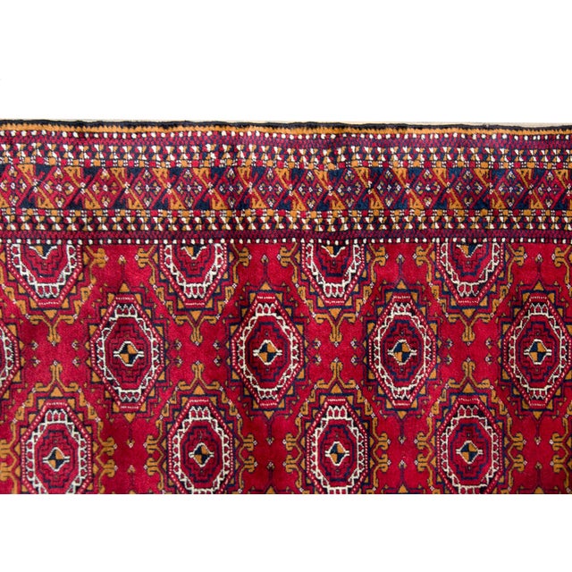 Vintage Persian Turkmen Rug For Sale - Image 13 of 14