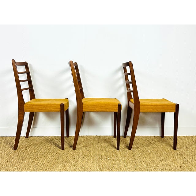 Scandinavian Teak Chairs, 1960, Set of 3 For Sale - Image 3 of 17