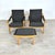 Laszlo Hetzendorfer Lounge Chairs With Ottoman - A Pair For Sale - Image 4 of 7