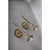 Vintage Brass Wall Lights, 1940s, Set of 2 For Sale - Image 4 of 8