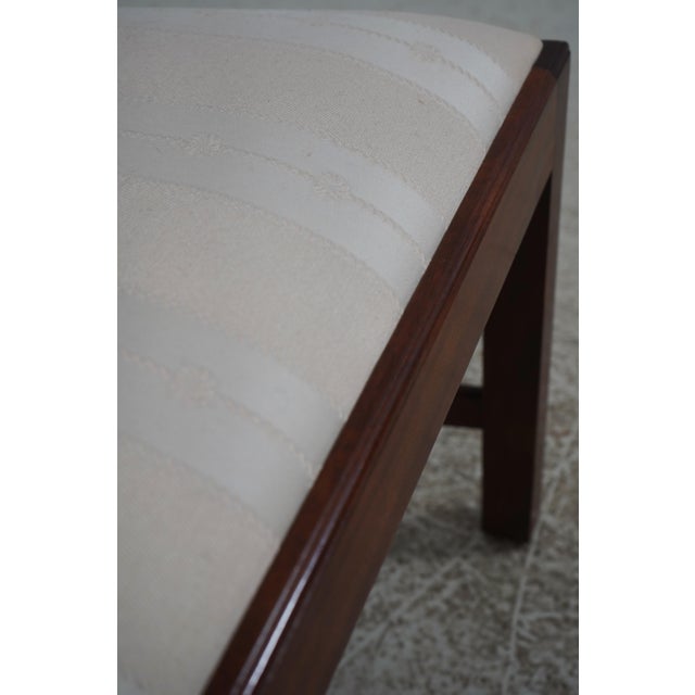 Set of 8 Stickley Chippendale Mahogany Dining Room Chairs For Sale - Image 15 of 18