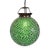 Green mosaic globe pendant lamp. Hand crafted in India with intricate small colored glass mosaic work. Each varies...