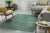 12x15 Laine Amara Green Geometric Modern Hand Knotted Wool Carpet Rug For Sale In New York - Image 6 of 6