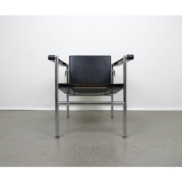 Bauhaus Tubular Steel LC 1 Chair by Le Corbusier, Pierre Jeanneret & Charlotte Perriand for Cassina, Italy, 1980s For Sale - Image 3 of 18