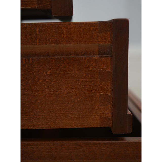 1990s Grange Cherry French 5 Drawer Bedside Chest Nightstand For Sale - Image 5 of 17