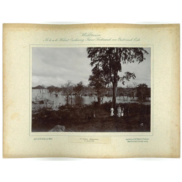 Ceylon Kalawewa - 11 Janner 1893 - It is part of a journey to Asia performed by prince Franz Ferdinand von Osterreich Este...