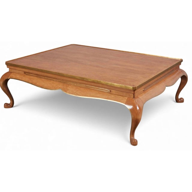Rose Tarlow Melrose House Light Walnut Cocktail Table.