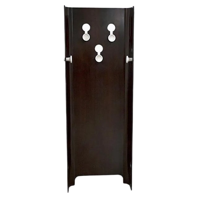 Mid-Century Walnut Coat Rack by Fiarm, 1960s For Sale