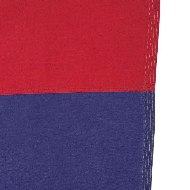 Late 20th Century Oversize Vintage Cotton State Flag of Arizona For Sale - Image 5 of 6