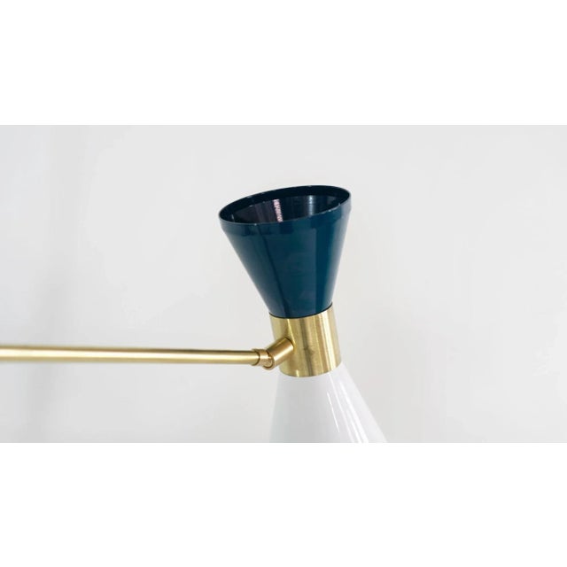 Metal Campana 3-Tier Chandelier For Sale - Image 7 of 11