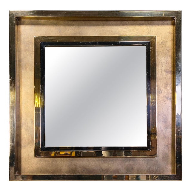 Vintage Mirror from Maison Jansen, 1970s For Sale