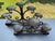 1980s Vintage Wrought Iron Candelabra Fireplace Mantel Candle Holders - A Pair For Sale - Image 6 of 9