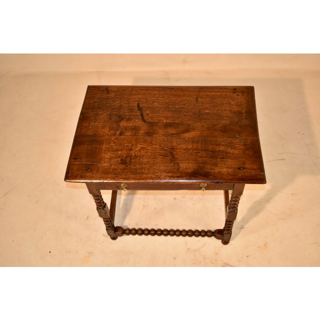 Wood Period Charles I Oak Side Table From England For Sale - Image 7 of 11