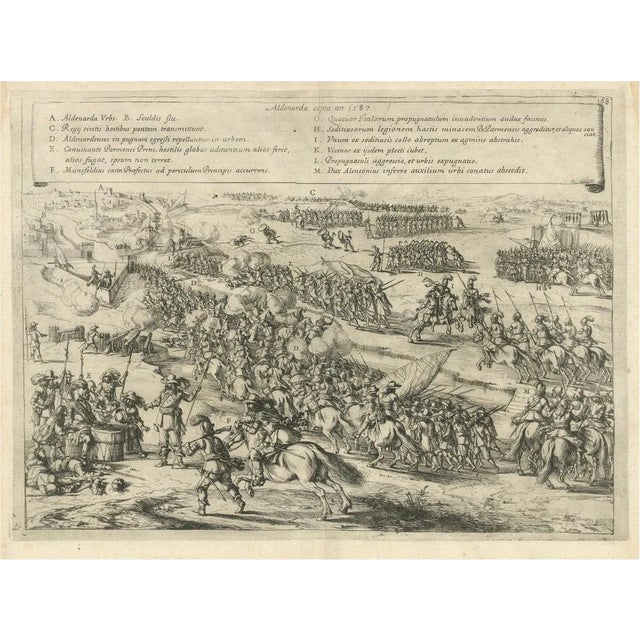 The Aftermath of Battle for Oudenaarde in the Eighty Years' War, 1632, Print For Sale
