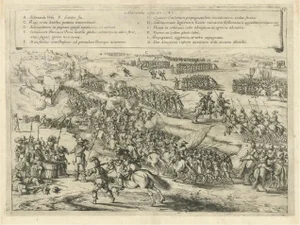The Aftermath of Battle for Oudenaarde in the Eighty Years' War, 1632, Print