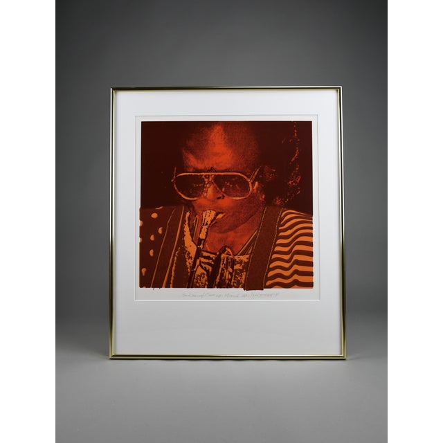 Nick Oudshoorn, Miles Davis Kind of Orange, Screen Print, 1996 For Sale - Image 6 of 7