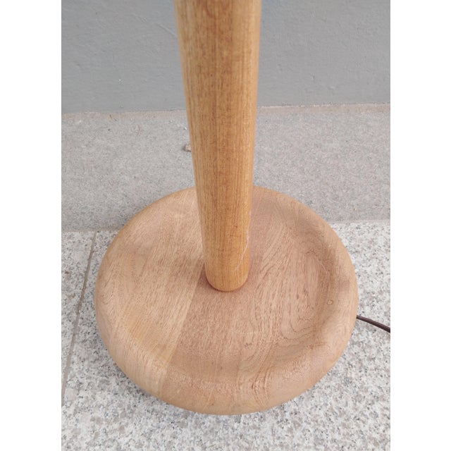 Contemporary Height-Adjustable Floor Lamp in Teak from Domus, Denmark, 1970s For Sale - Image 3 of 8