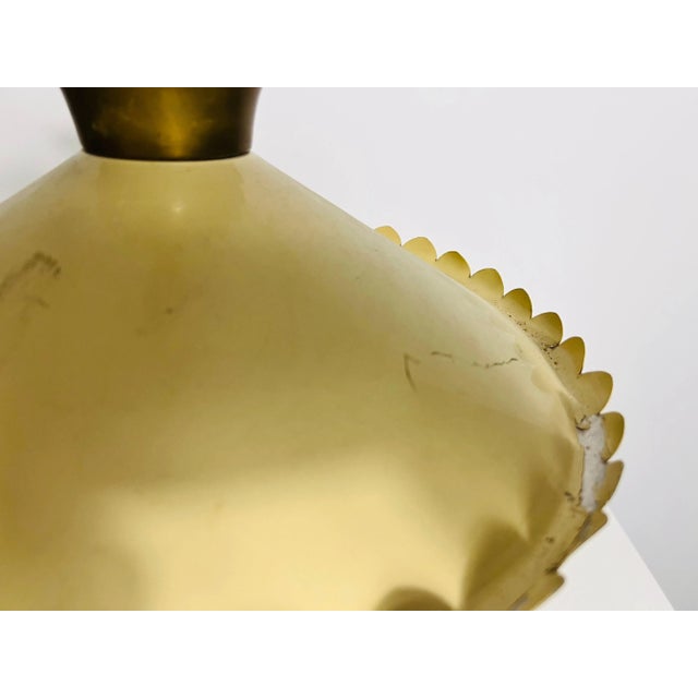 Brass Italian Counterweight Pendant Lamp, 1950s For Sale - Image 8 of 12