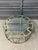 2010s Glass / Silver Leaf coffeeTable That Is 30” Round. For Sale - Image 5 of 5
