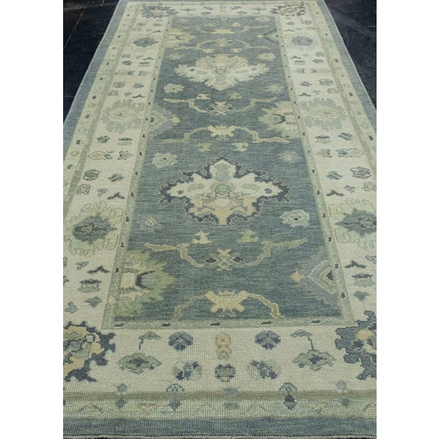 Turkish Oushak Rug 5'4" x 11'6" #18064 Explore a curated collection of hallway runners, wool rugs, and handmade...