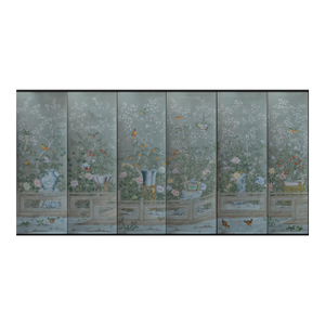 Chinoiserie Murals Hand Painted Wallpaper - 6 Panels