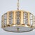 Carl Fagerlund Brass and molded glass pendant by Carl Fagerlund For Sale - Image 4 of 10