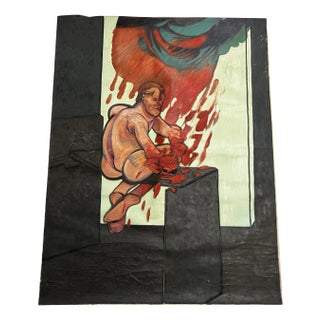 Donald Tibble, Composition, 1978, Oil on Canvas For Sale