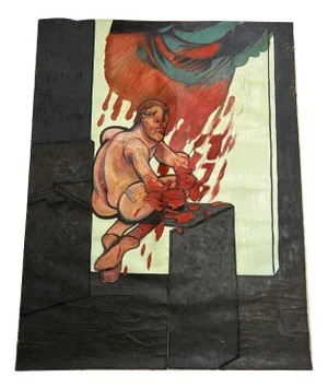 Donald Tibble, Composition, 1978, Oil on Canvas