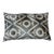 Dove Gray Contemporary Silk Velvet Ikat Pillow For Sale - Image 8 of 8
