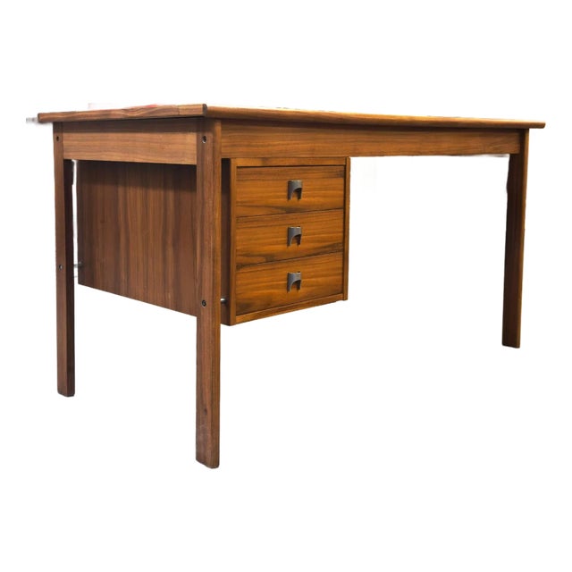Danish Sliding Top Desk For Sale
