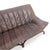 Wood Mid-Century Italian Bamboo and Brown Leather Sofa For Sale - Image 7 of 10