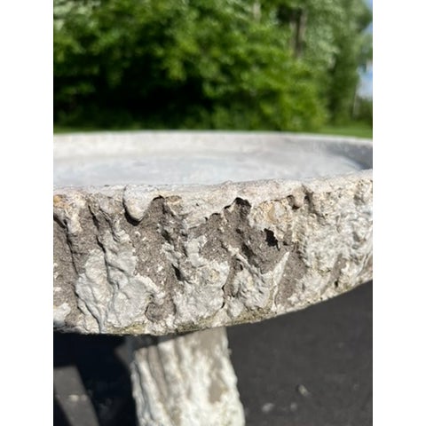 Vintage Faux Bois Bird Bath For Sale - Image 12 of 14