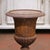 Pair of 19th Century French Cast Iron Medici Urns With Original Patina For Sale - Image 9 of 12