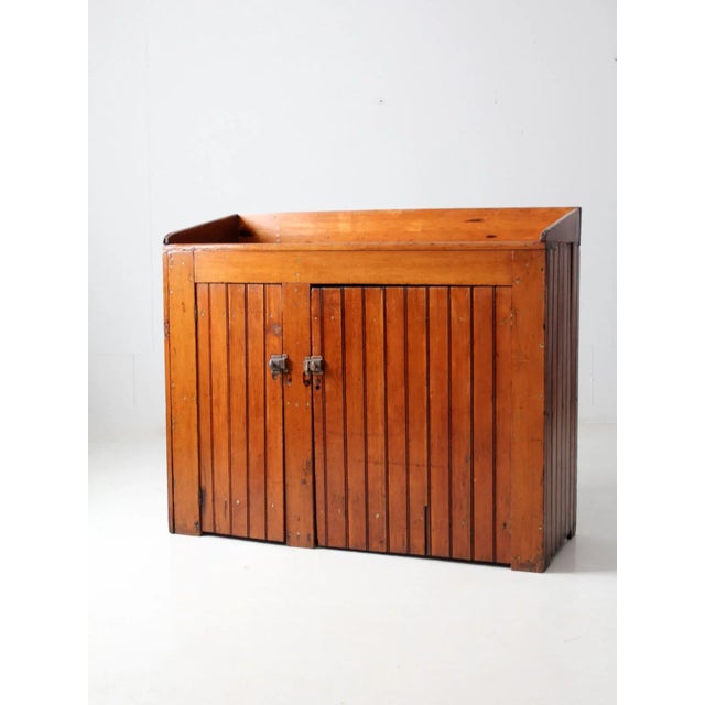 Antique Beadboard Dry Sink For Sale - Image 4 of 13