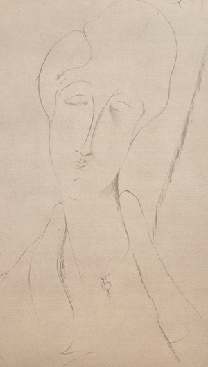 A. Modigliani, Study of a Woman, Lithograph