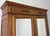 French Two-Door Wardrobe in Oak with Mirror For Sale - Image 5 of 18