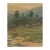 Cornflower Blue Antique Impressionist Painting "Spanish Peaks" Colorado Mountain Landscape Charles Partridge Adams 1900 For Sale - Image 8 of 9