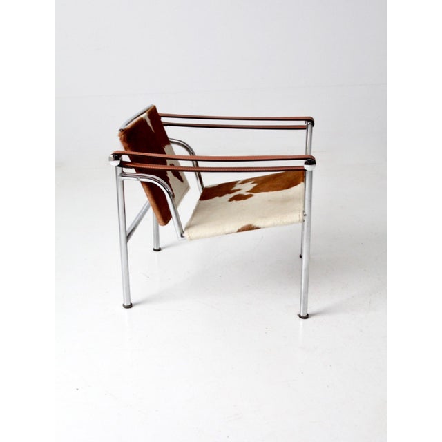 Vintage Le Corbusier Lc1 Sling Chairs Set of Four For Sale - Image 13 of 17