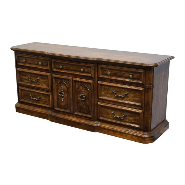 STANLEY FURNITURE Mediterranean Style 74" Triple Door Dresser 31.5" High 74" Wide 21" Deep We specialize in high end used...