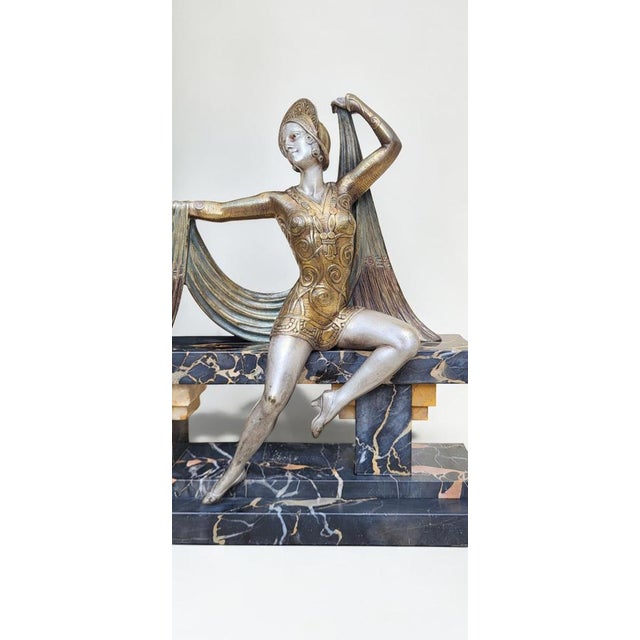 Art deco bronze sculpture signed h. Molins for enrique molins balleste (1893-1958), a sculptor of spanish origin born in...