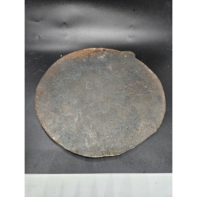 Vtg Indian Chief Headdress High Relief Plaque 8.5" Heavy Metal