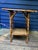 Brown Burnt Bamboo Two-Tier Side Table, 19th Century For Sale - Image 8 of 12