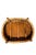 Woven wicker & rattan Dog Bed/Basket/Pet Bed raised on four (4) wooden legs. Excellent Vintage condition! Structurally...