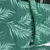 Contemporary Vintage 1970s Pinch Pleat Green Palm Fronds Curtains, 4 Panels With Pompom Tie Backs For Sale - Image 3 of 5